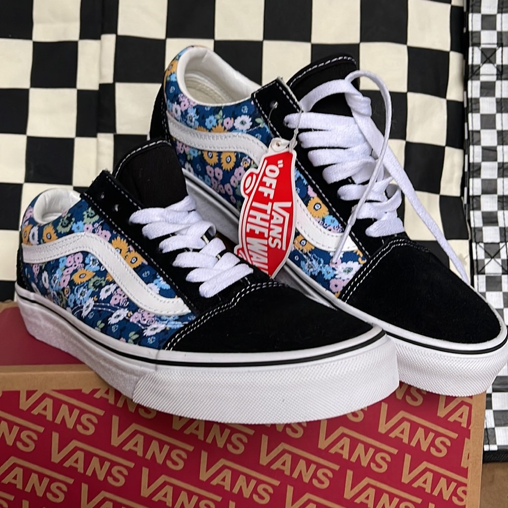 Vans Old Skool Floral Black/Multi Men’s sneakers - Picture 6 of 16